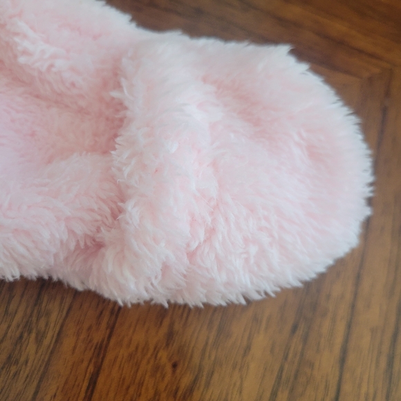 One-piece Jumpsuit with Hood Size 6 Months  NWOT Pink Faux Fur - Picture 6 of 8